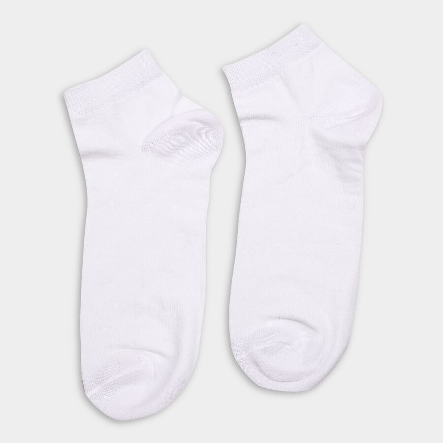 Men's Socks (Pack of 3), सफ़ेद, large