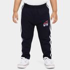 Infants' Midnight Navy Blue Regular Fit Tractor Graphic Cotton Pyjama, नेवी ब्लू, small