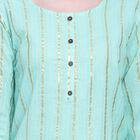 Solid Kurta, Light Green, small image number null