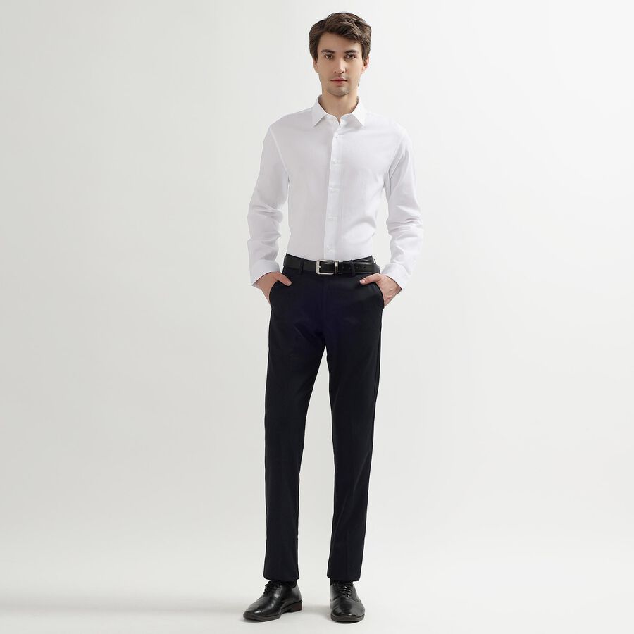 Men's 100% Cotton Formal Shirt, सफ़ेद, large image number null