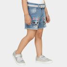 Girls' Shorts, हल्का नीला, small