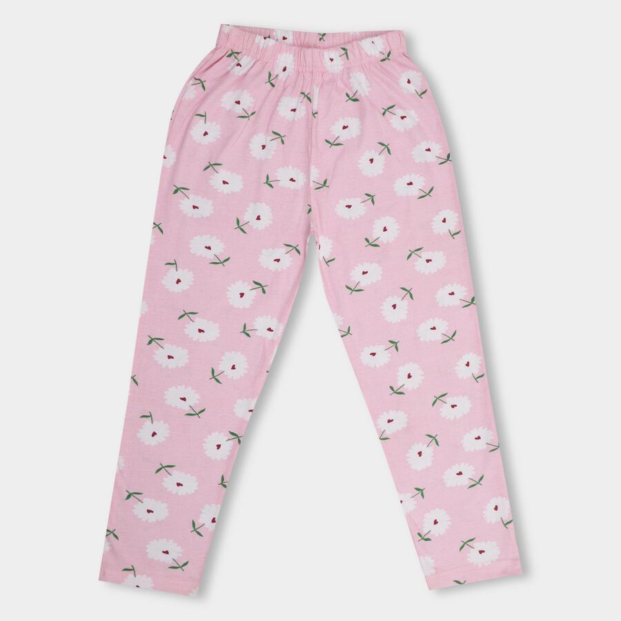 Girls' Pyjama , गुलाबी, large image number null
