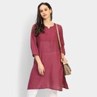 Ladies' Kurta, Wine, small image number null