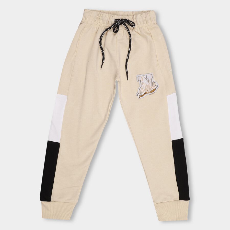 Boys' Light Beige Jogger Pyjama, Beige, large image number null