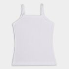 Girls' 100% Cotton Vest , Beige, small image number null