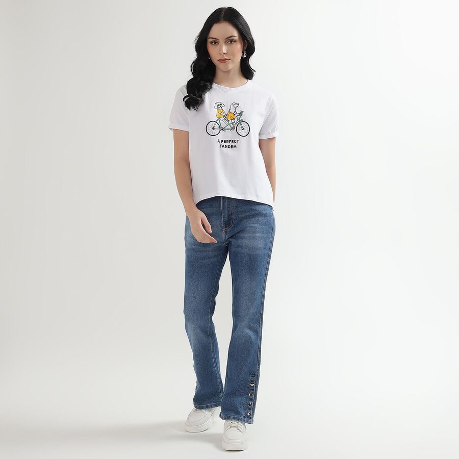 Ladies' Jeans, Mid Blue, large image number null