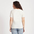 Round Neck T-Shirt, Off White, small image number null