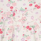 Infants' White Cotton Floral Top and Capri Set, Lilac, small image number null