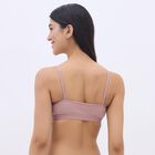 Women's Dusty Rose Scoop Neck Basic Bra, भूरा, small image number null