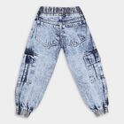 Boys' 100% Cotton Jeans, हल्का नीला, small image number null