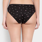 Cotton Printed Panty, Black, small image number null