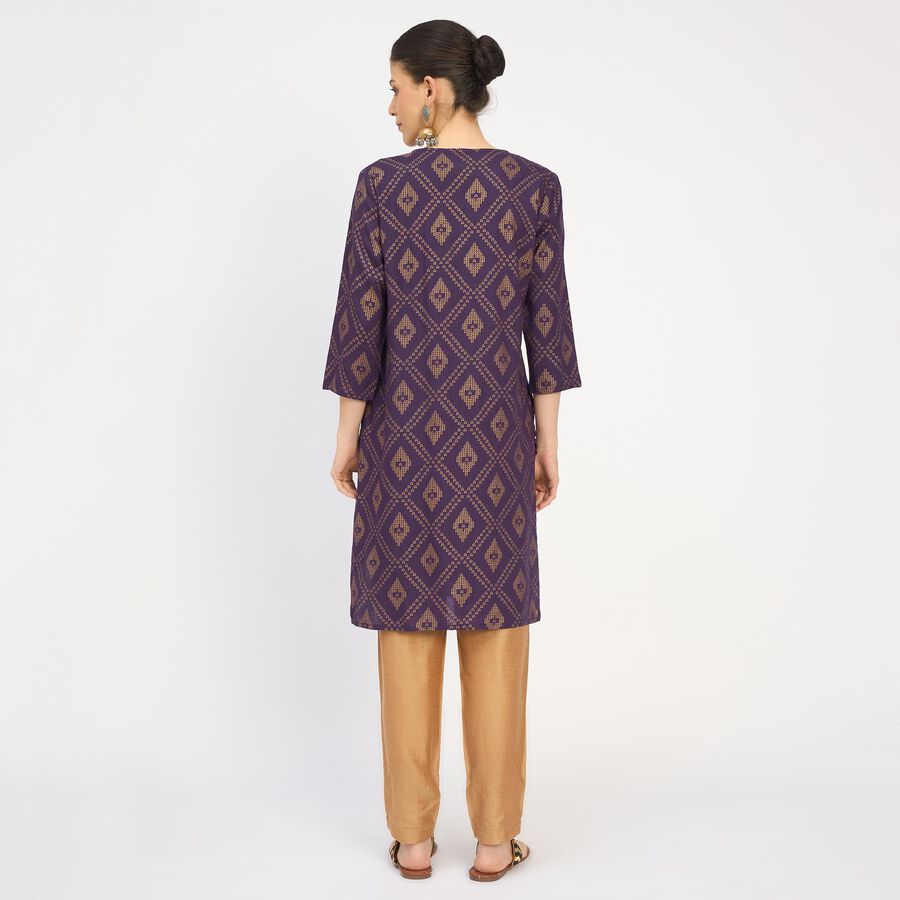 Ladies' Kurta, Purple, large image number null