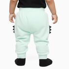 Infants Mint Green Cartoon Printed Cotton Blend Pyjama, हल्का हरा, small image number null