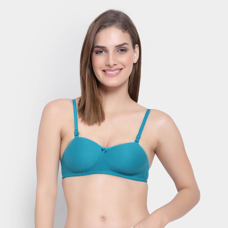 Solid Bra, गहरा हरा, large image number null
