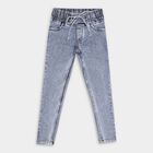 Girl's Basic Skinny Light Blue Jeans, Light Blue, small image number null