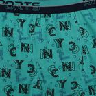 Boys Light Green Regular Fit Printed Briefs, हल्का हरा, small