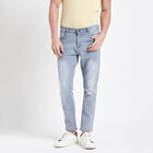 Overdyed 5 Pocket Slim Jeans, Light Grey, small image number null