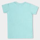 Boys' 100% Cotton Half Sleeves T-Shirt , हल्का हरा, small image number null