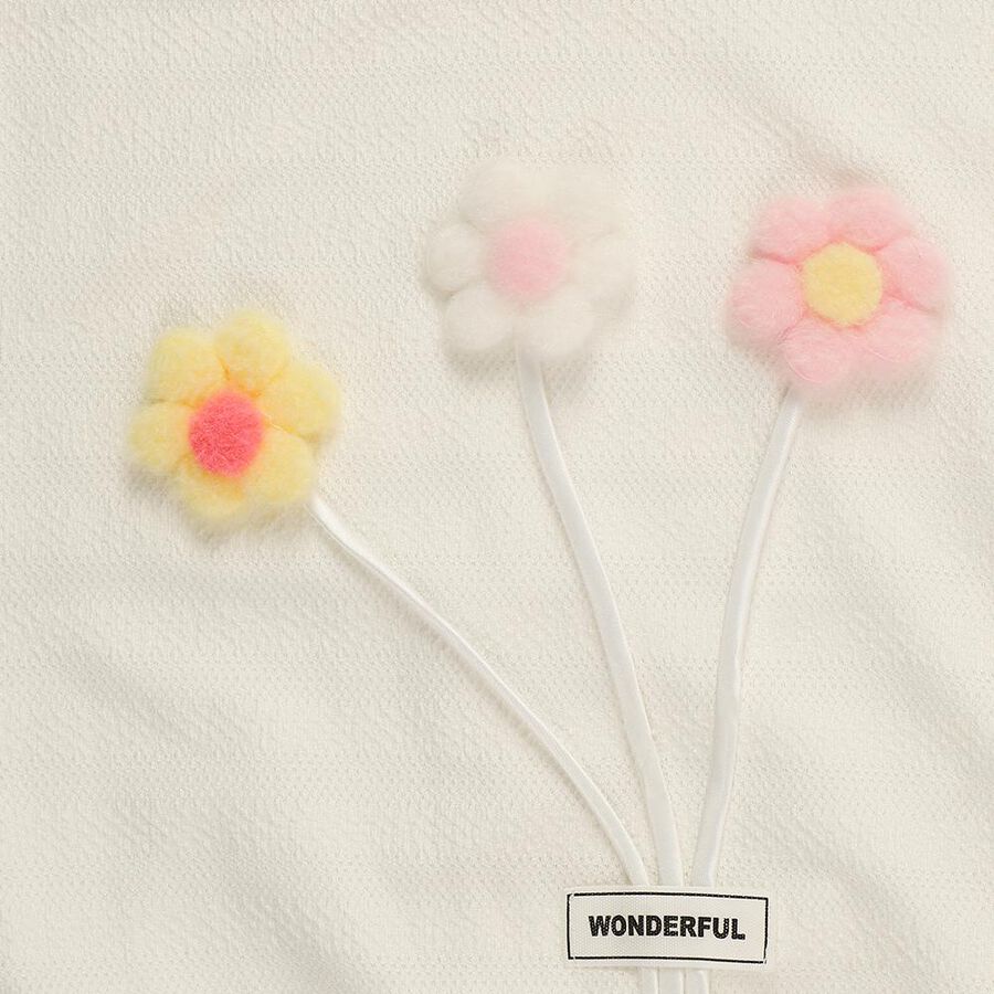 Girls' T-Shirt, White, large