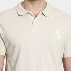 Men's Collared Half Sleeves T-Shirt, एक्रू मिश्रित, small image number null