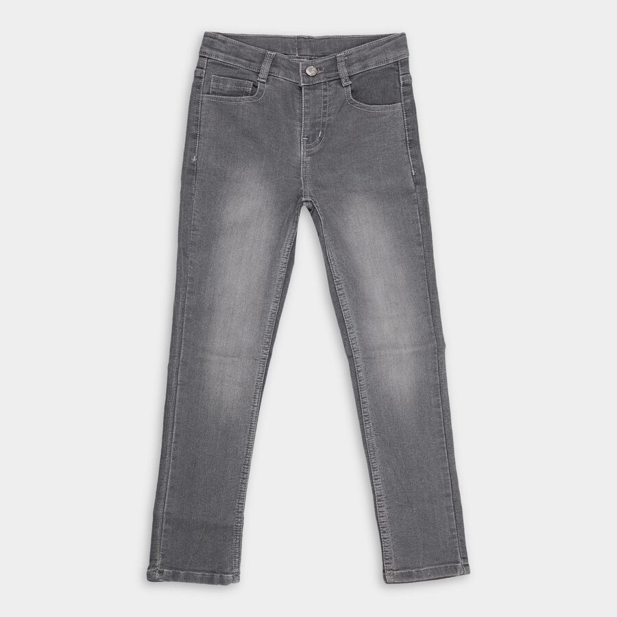 Boys' Jeans , हल्का ग्रे, large image number null