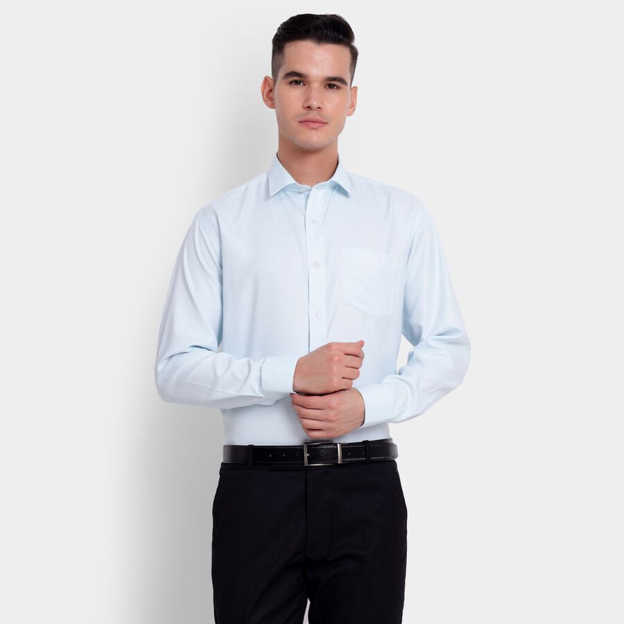 Men's Formal Shirt, एक्वा, large image number null