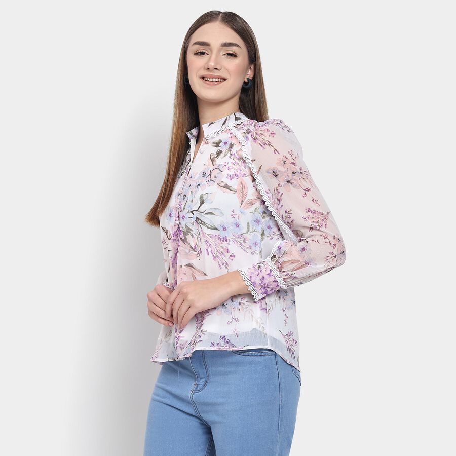 Ladies' Shirt , ऑफ व्हाइट, large image number null