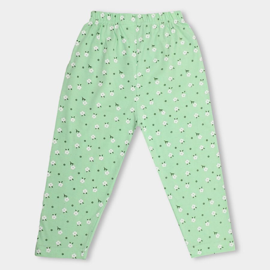 Girls' Pyjama, Light Green, large image number null