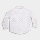 Boy's 100% Cotton Casual Shirt, White, small image number null