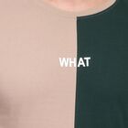 Men's 100% Cotton Round Neck Half Sleeves T-Shirt , Beige, small