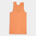 Boys' 100% Cotton Vest, Coral, small image number null