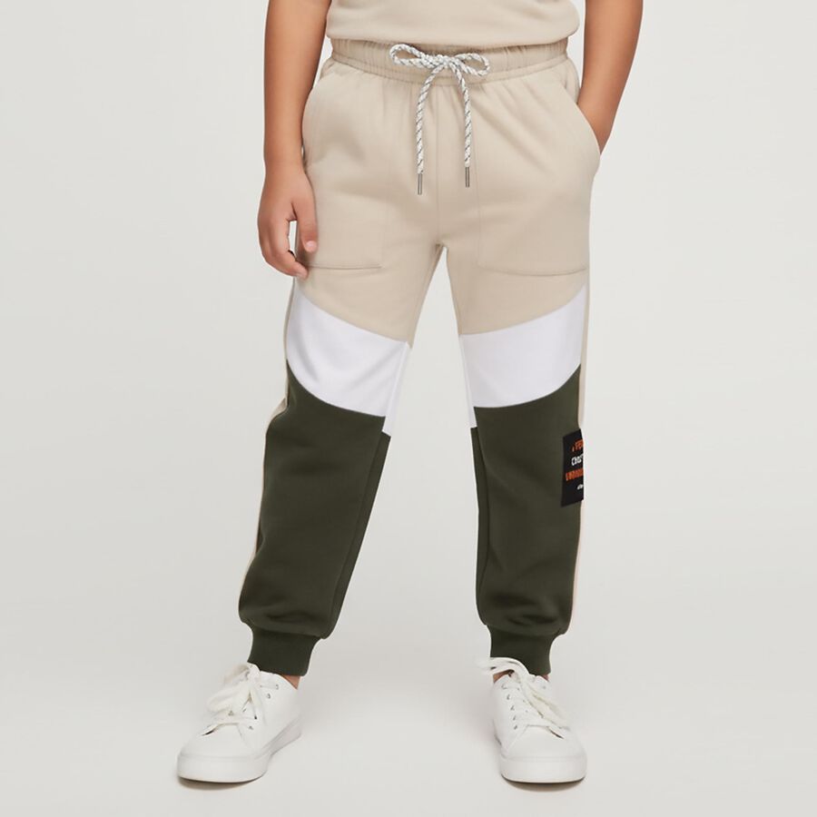 Boys' Pyjama for Toddlers, Beige, large image number null