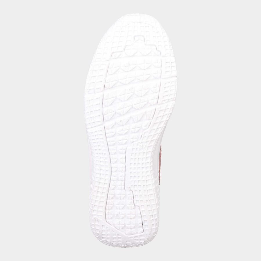 Women Lace-Ups Sports Shoes, Peach, large image number null