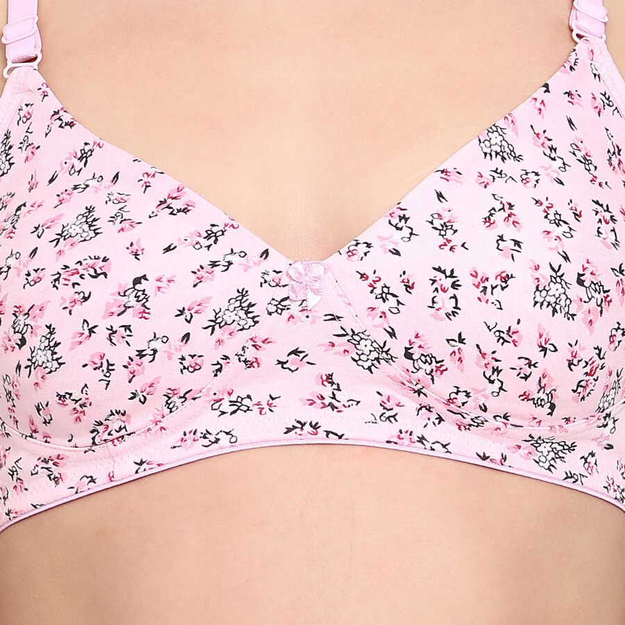 Ladies' Bra , गुलाबी, large