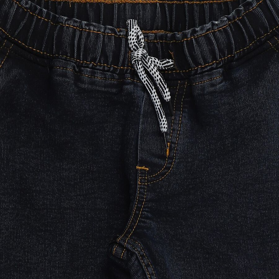 Boys' Jeans, गहरा ग्रे, large