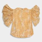 Girls' T-Shirt, पीला, small image number null