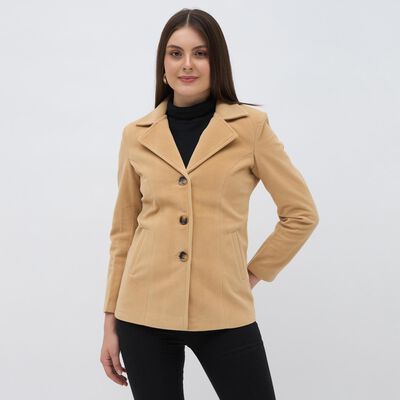 Women's Light Beige Classic Formal Blazer