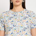 Ladies' Round Neck T-Shirt , White, small image number null