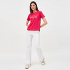 Ladies' Round Neck T-Shirt , Fuchsia, small image number null