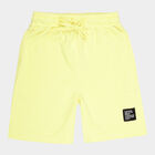 Boys Solid Bermuda, पीला, small image number null