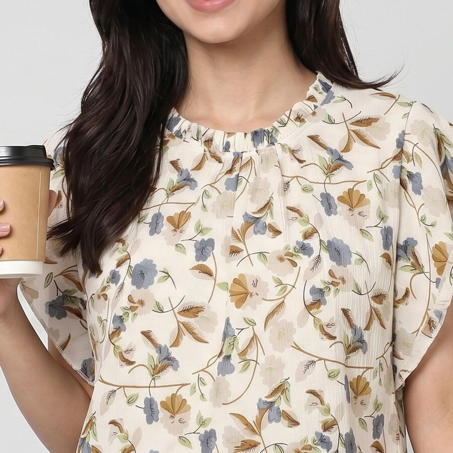 Ladies' Top, Off White, large