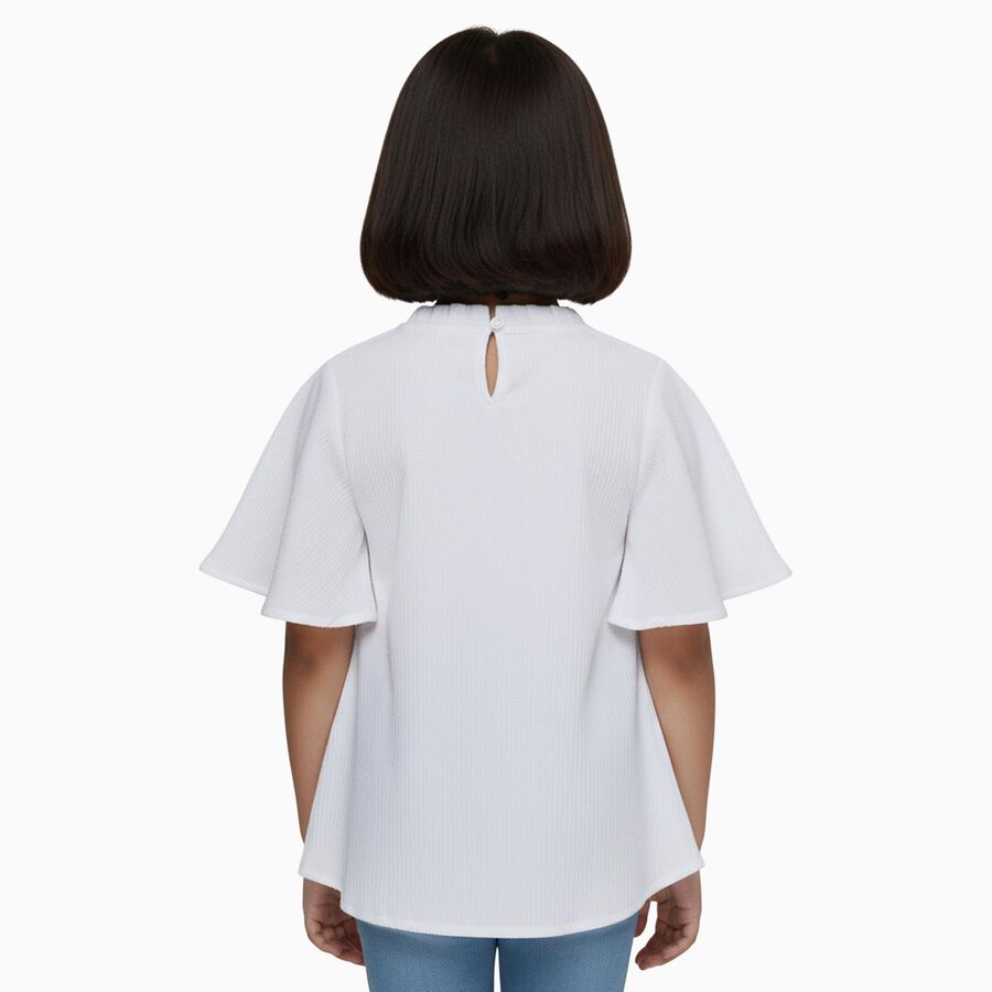 Girls' T-Shirt, White, large image number null