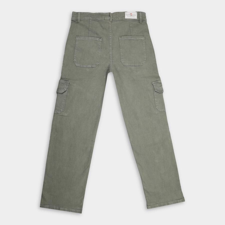 Girls' Jeans , Olive, large image number null