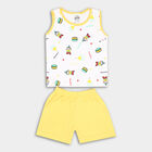 Infant Boy's Cotton Baba Suit, Yellow, small image number null