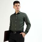 Men's Formal Shirt, गहरा हरा, small image number null