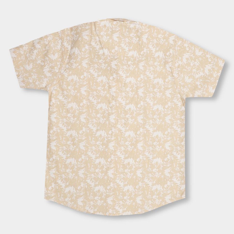 Boys' 100% Cotton Casual Shirt , गहरा पीला, large image number null
