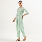 Women's Light Mint Green Embroidered Ethnic Set, Light Green, small image number null