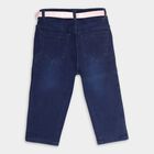 Girls' Capri, Mid Blue, small image number null
