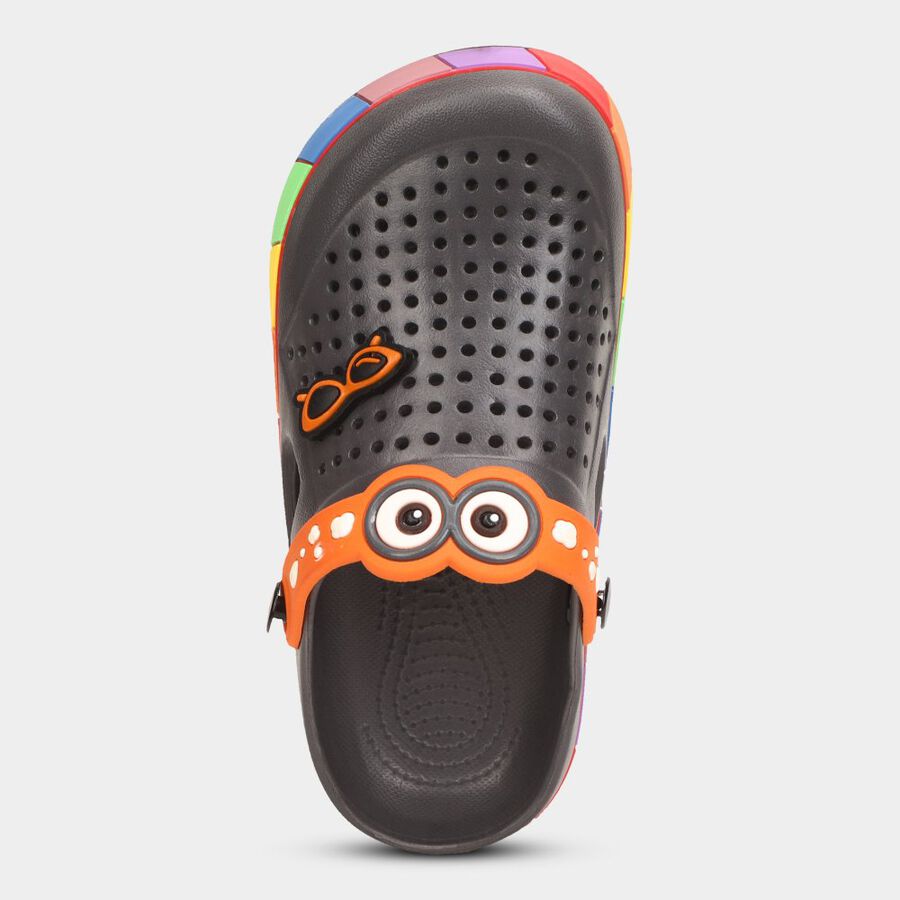 Boys Solid Clog, ग्रे, large image number null