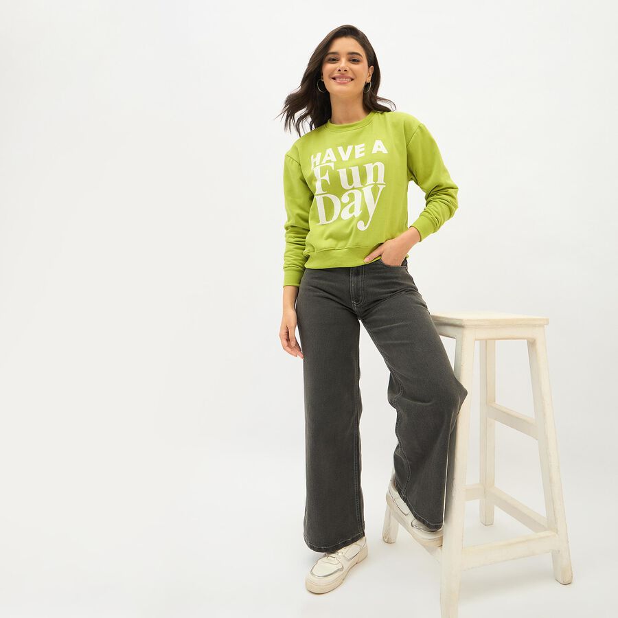 Ladies' Sweatshirt, Light Green, large image number null